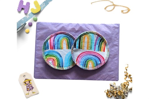 Buy  Breast Pads Rainbow Rows now using this page